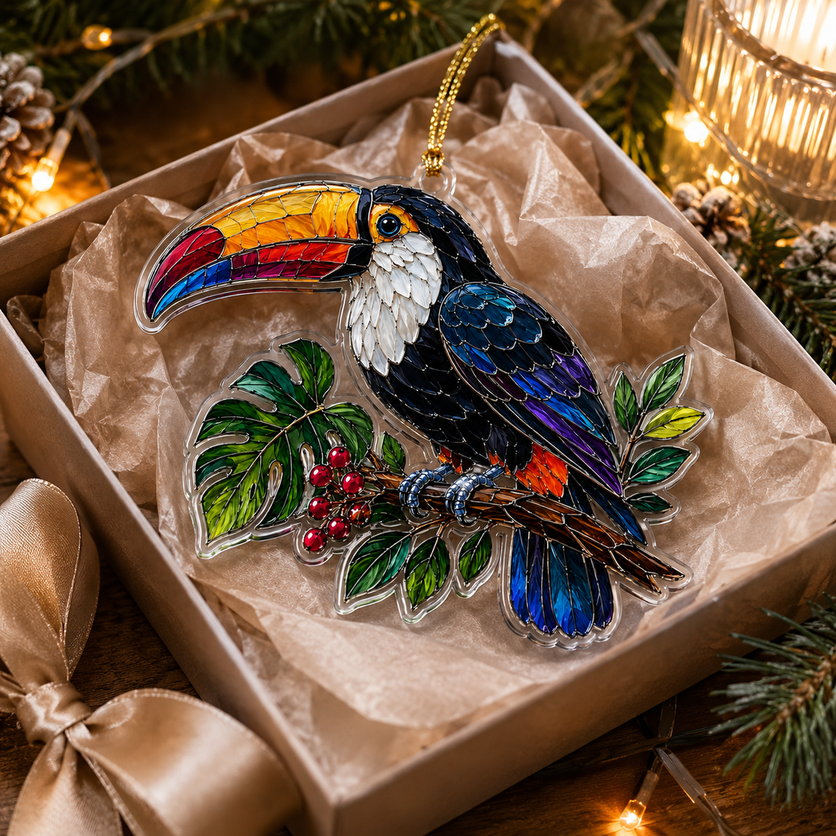Bird With Flower Toucan
