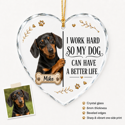 Custom Photo Dog With Cute Quote