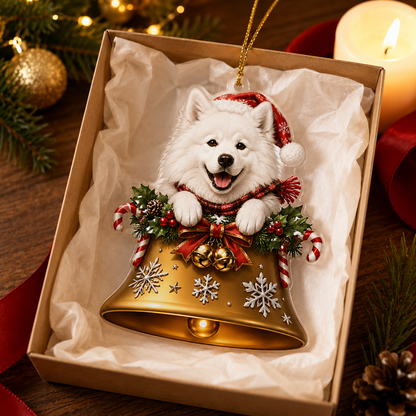 Dog Christmas Bell Samoyed