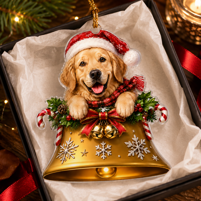 Dog Christmas Bell Golden Retriever