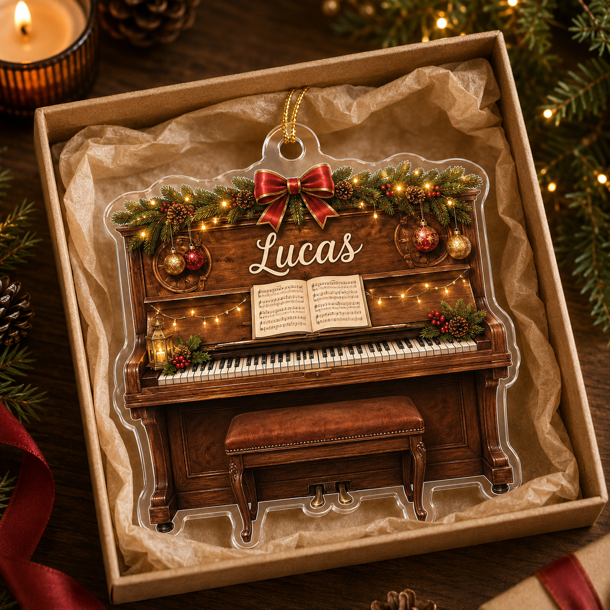 Piano Custome Name Acrylic Style 10