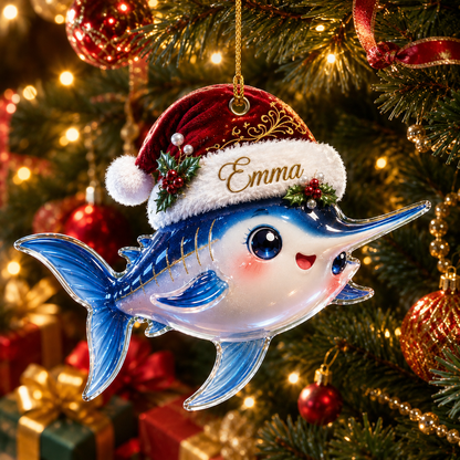 Animal With Santa Hat Swordfish