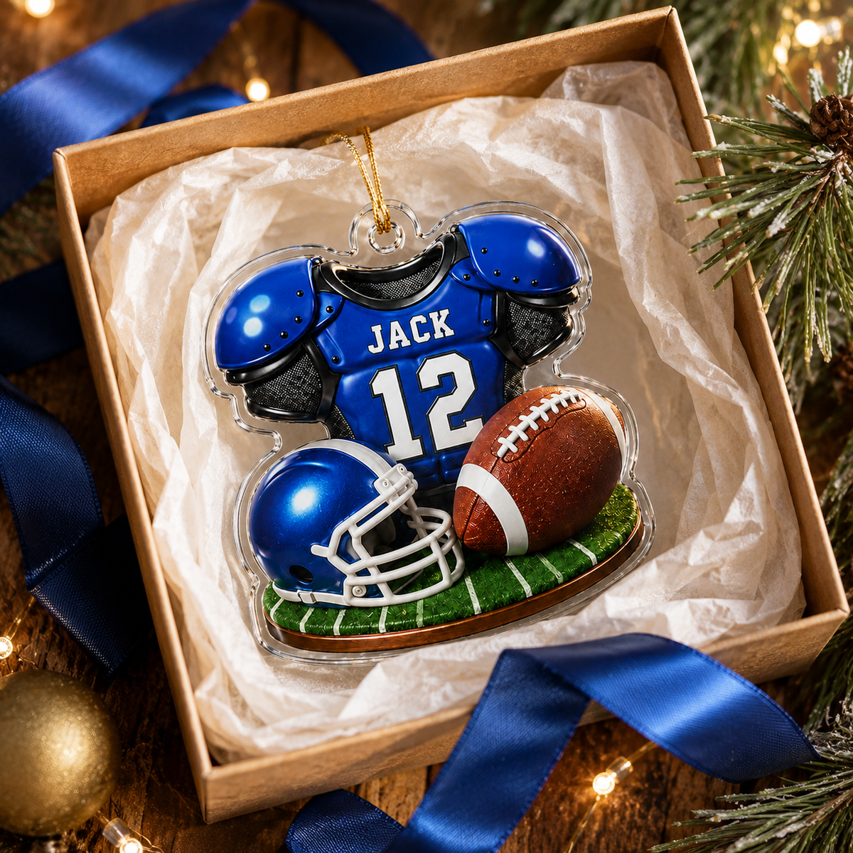 American Football Custome Name Acrylic Style 17