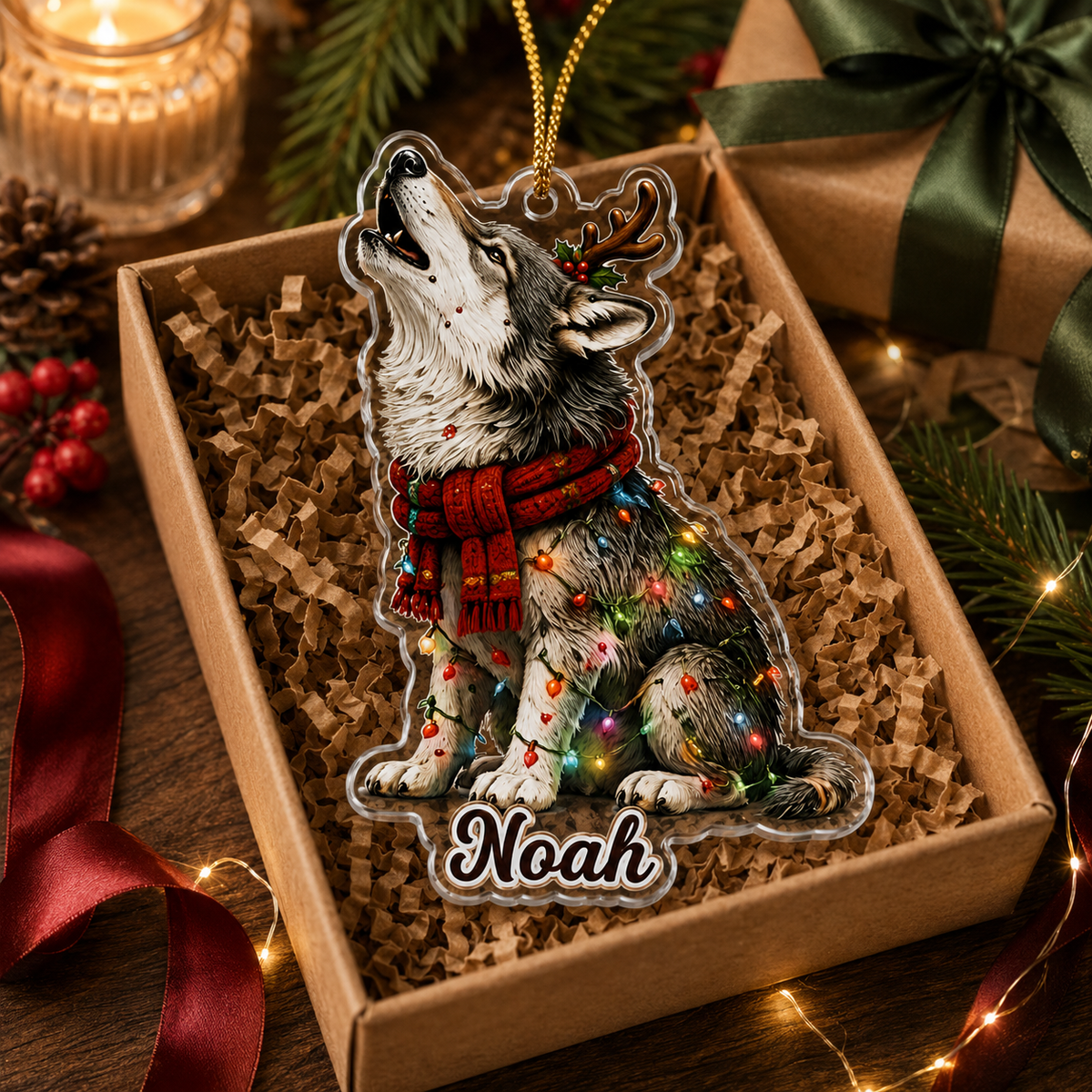 Christmas Animal Wolf