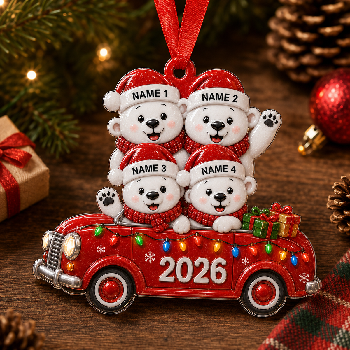 Custom Family Animal Car Bear