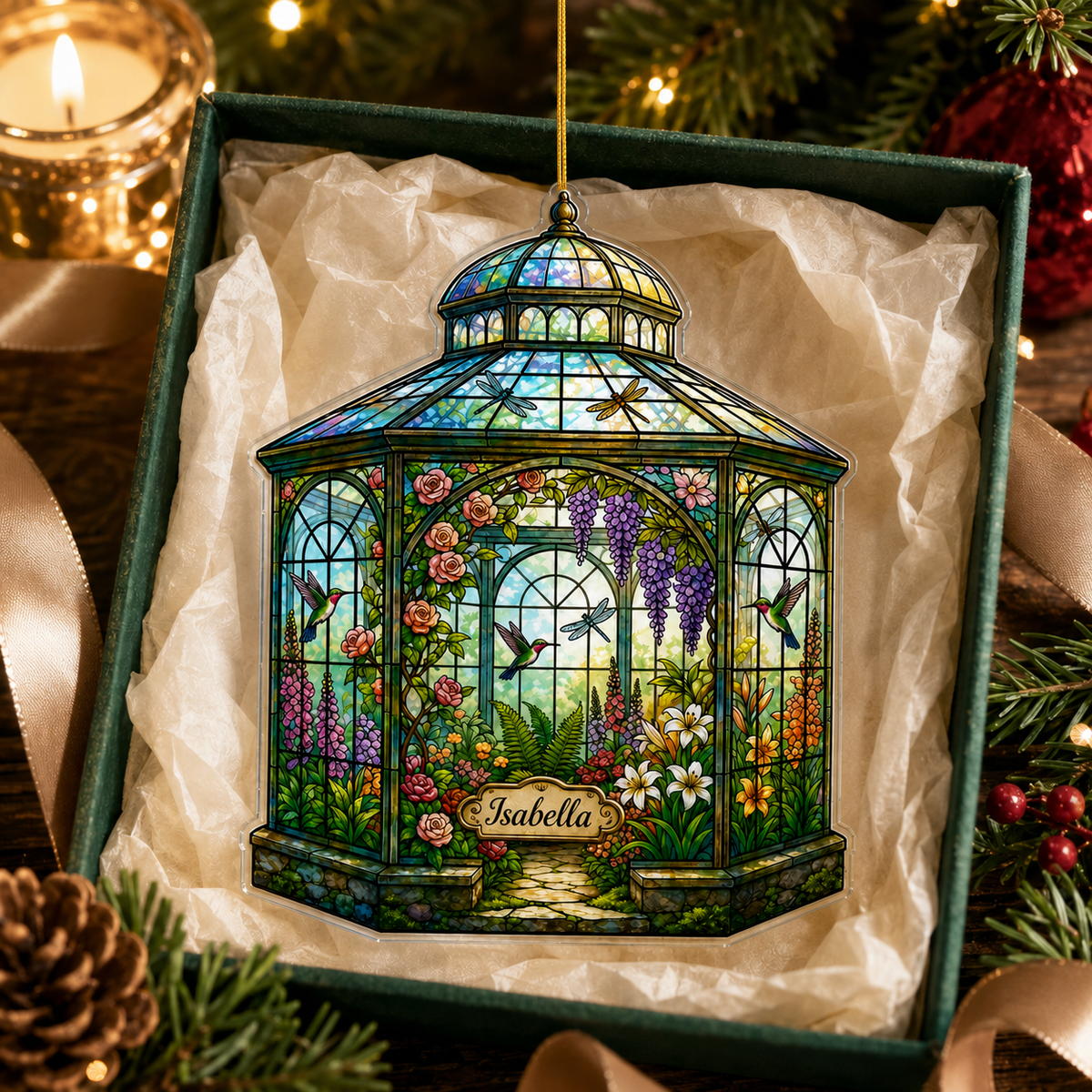 Custom Gardening Floral Conservatory Acrylic