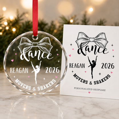 Personalized Dancing Glass Mover Shaker