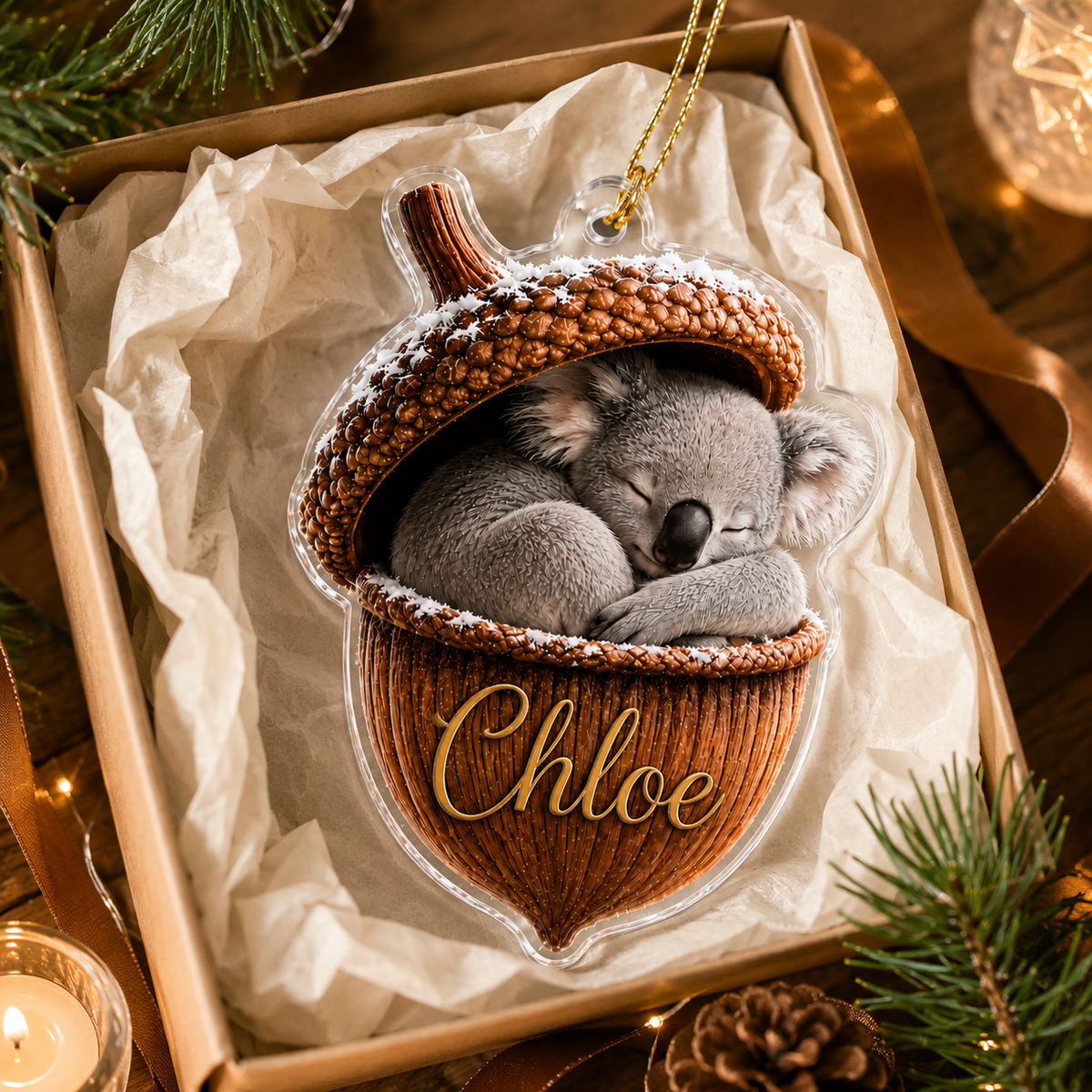 Animal Tree Decor Acrylic Koala