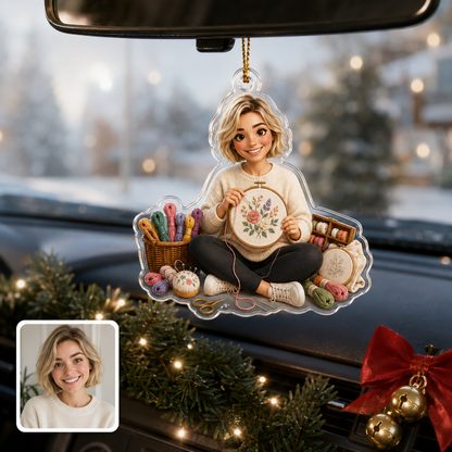 Custom Photo Hobbies Acrylic - Embroidery