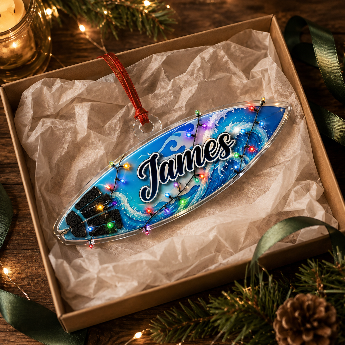 Surfing Personalize Acrylic Surfboard
