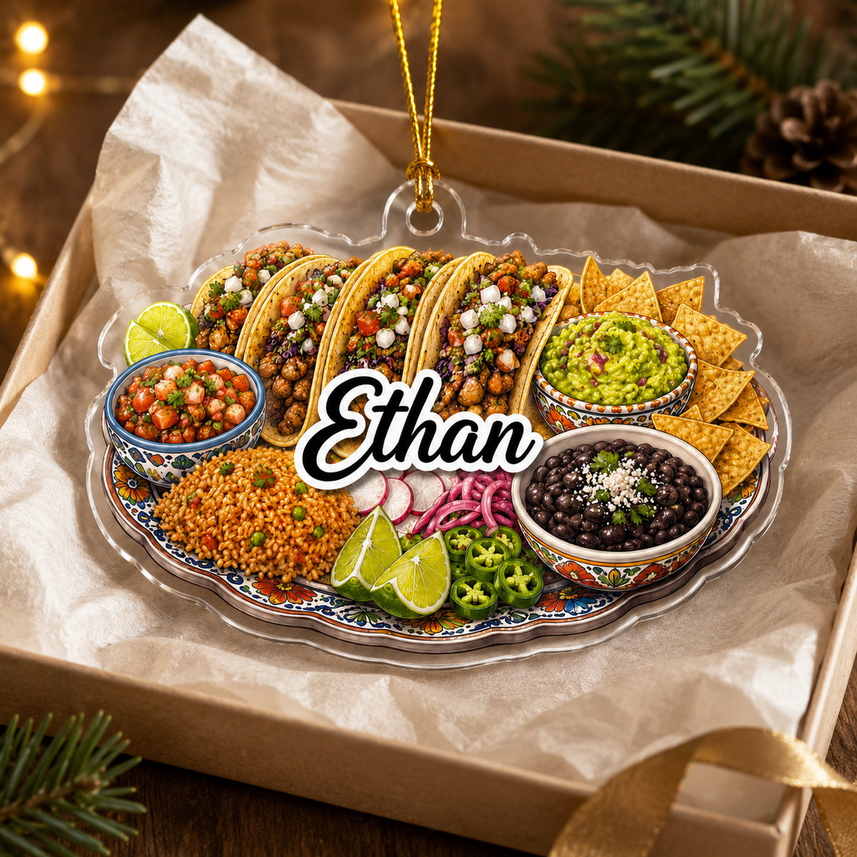 Food Dinner Mexican Taco Platter