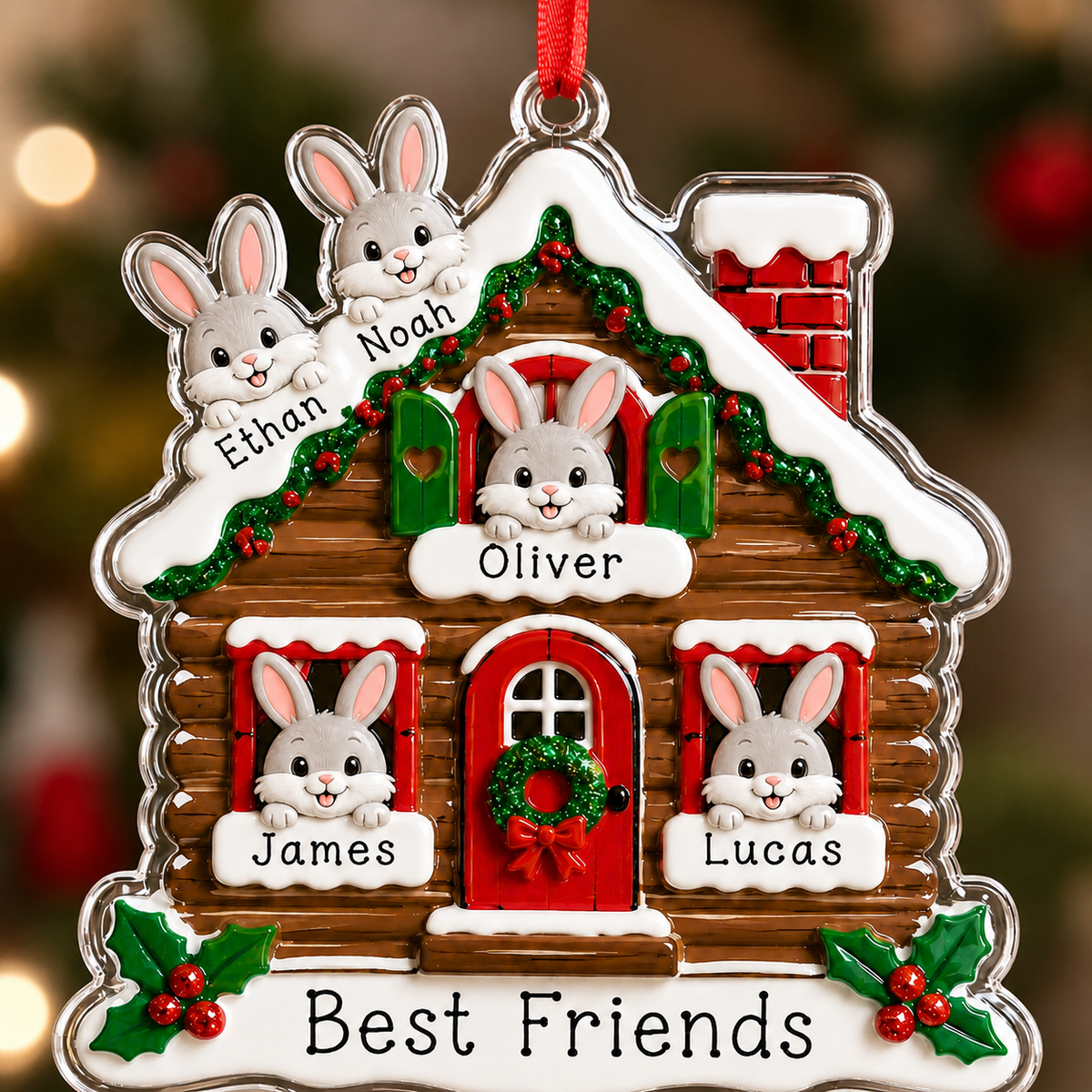 Christmas Animal House Rabbit