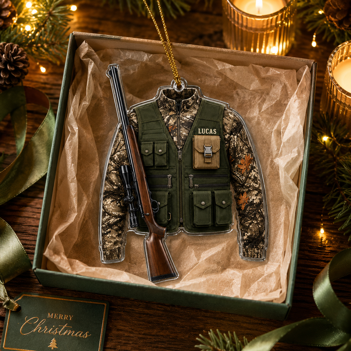 Personalized Hunting Field Vest Acrylic