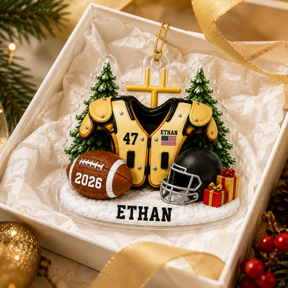 American Football Custome Name Acrylic Style 13