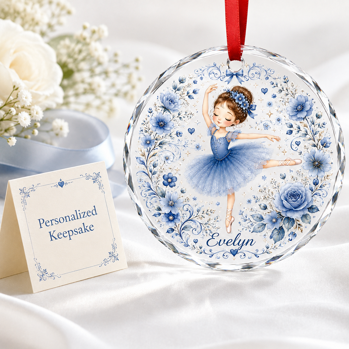Personalized Dancing Glass Chibi Ballet