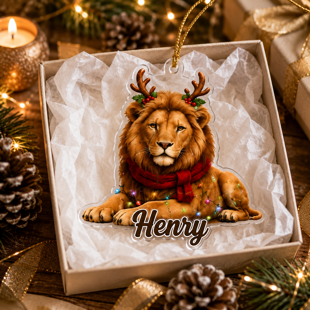 Christmas Animal Lion
