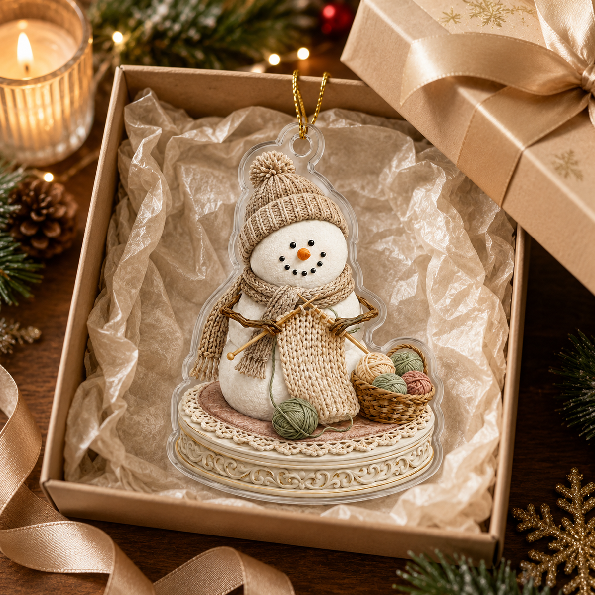 Snowman Hobbies Acrylic Knitting