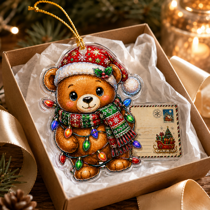Animal With Christmas Led Bear