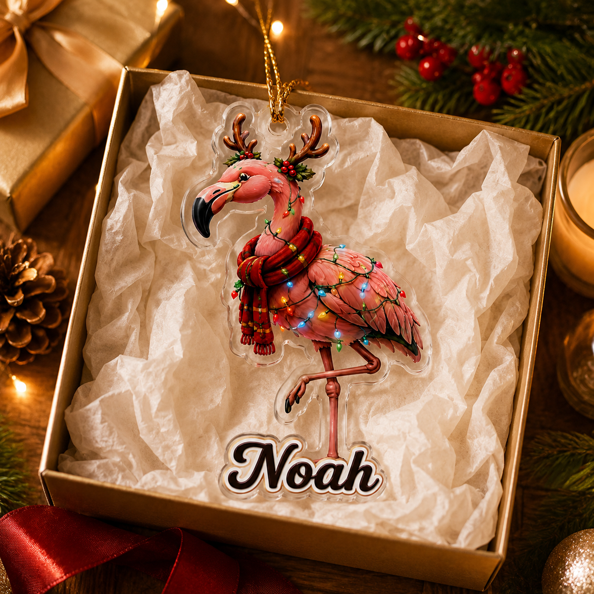 Christmas Animal Flamingo