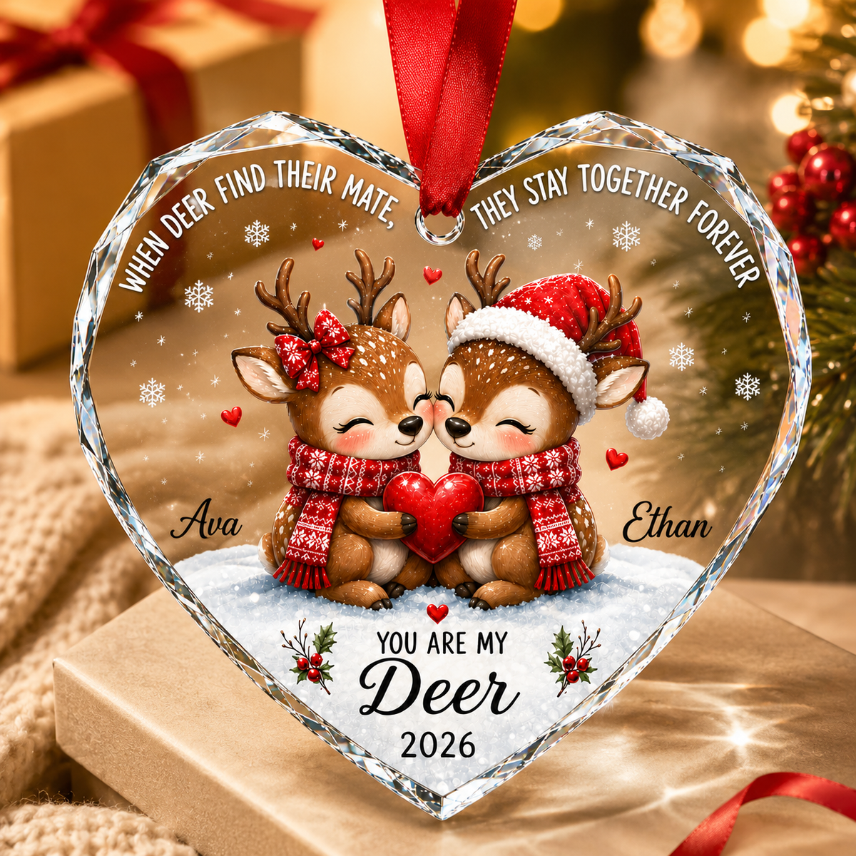 Custom Animal Couple Deer