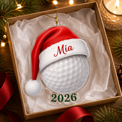 Christmas Sports 2026 Golf Acrylic