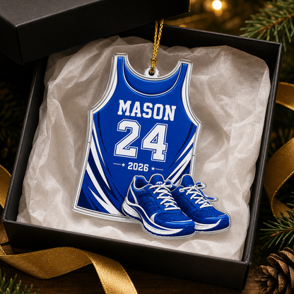Custom Runner Acrylic - Numbered Singlet and Shoes