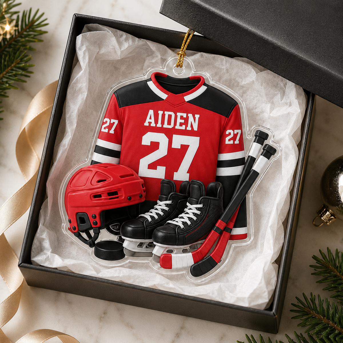 Hockey Acrylic Style 3
