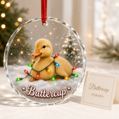 Glass Animal Led Light Duck