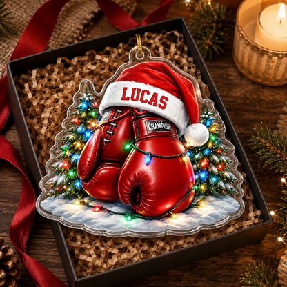 Custom Sports Christmas Acrylic - Boxing