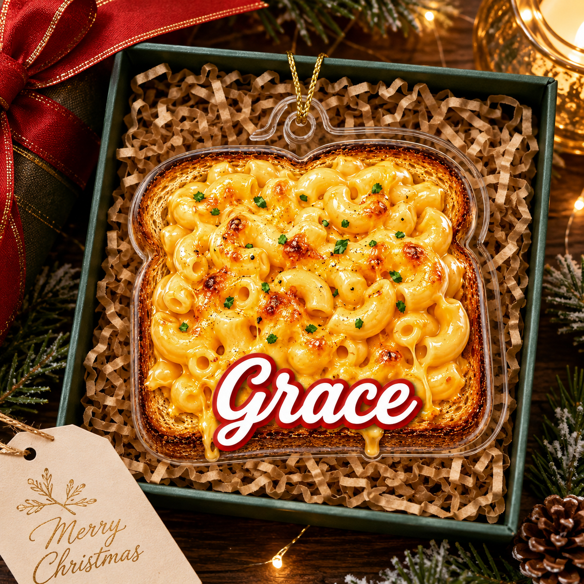 Breakfast Custom Name Macaroni and Cheese Acrylic