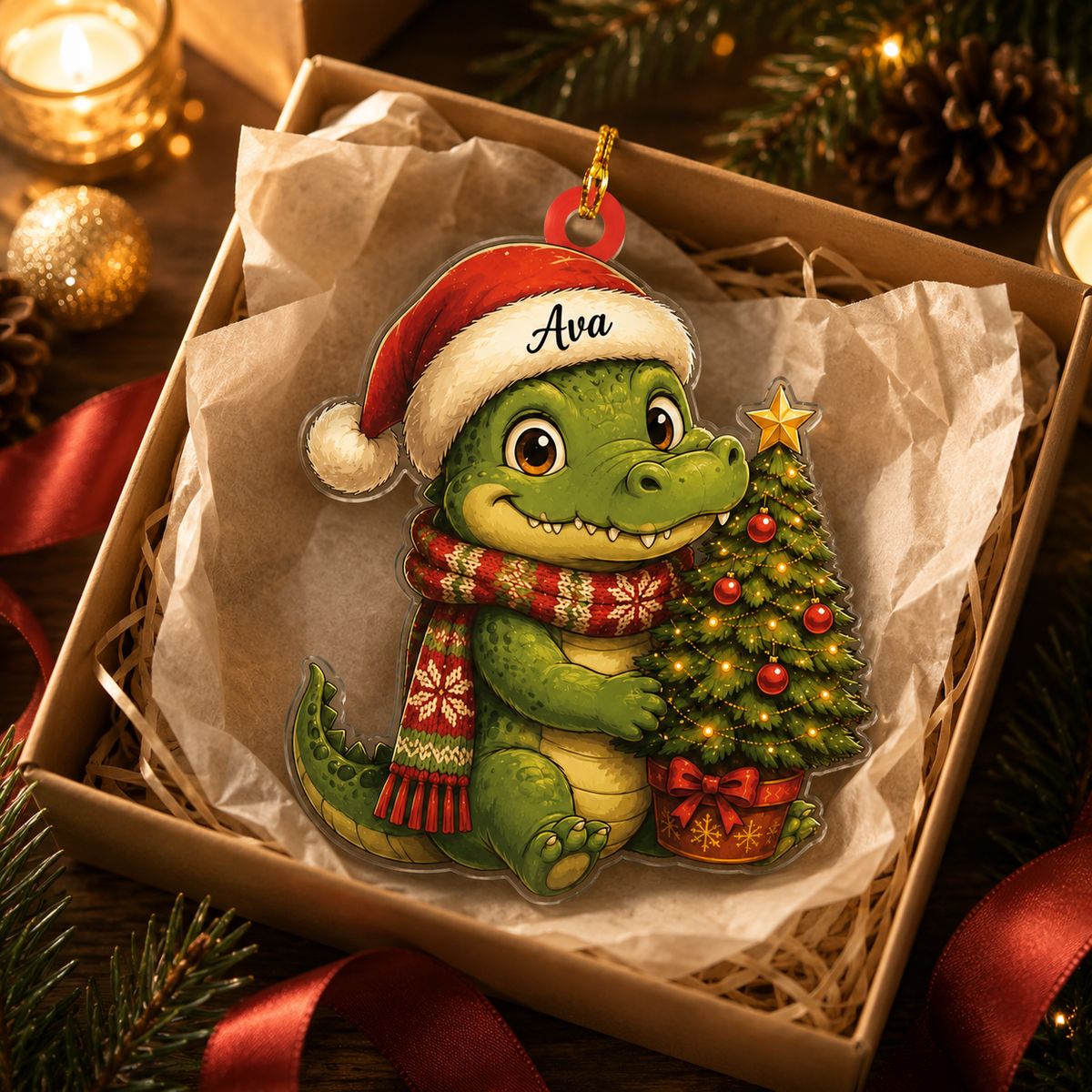 Animal Christmas Crocodile