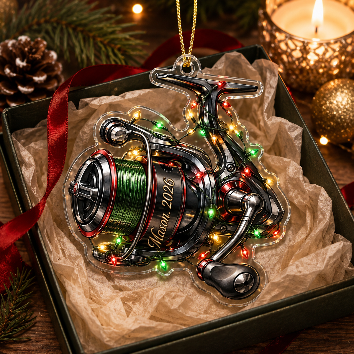 Personalized Fishing Spinning Reel Acrylic