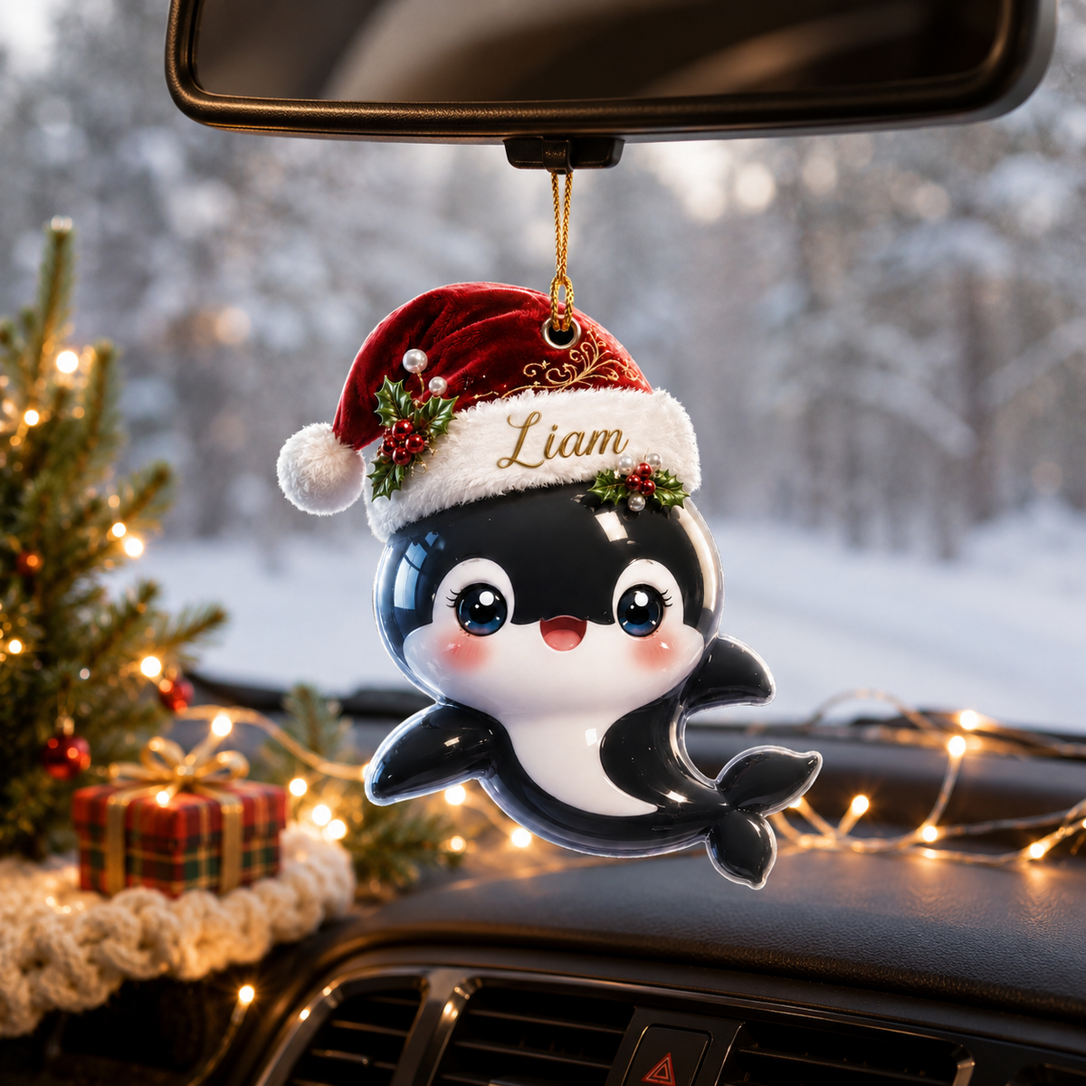 Animal With Santa Hat Orca
