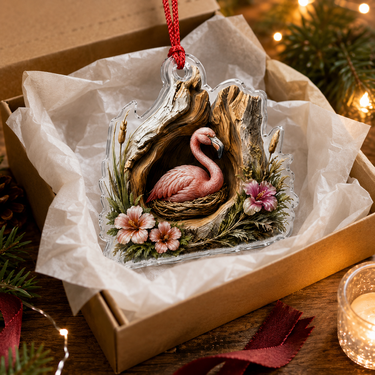 Flying Animals Flamingo