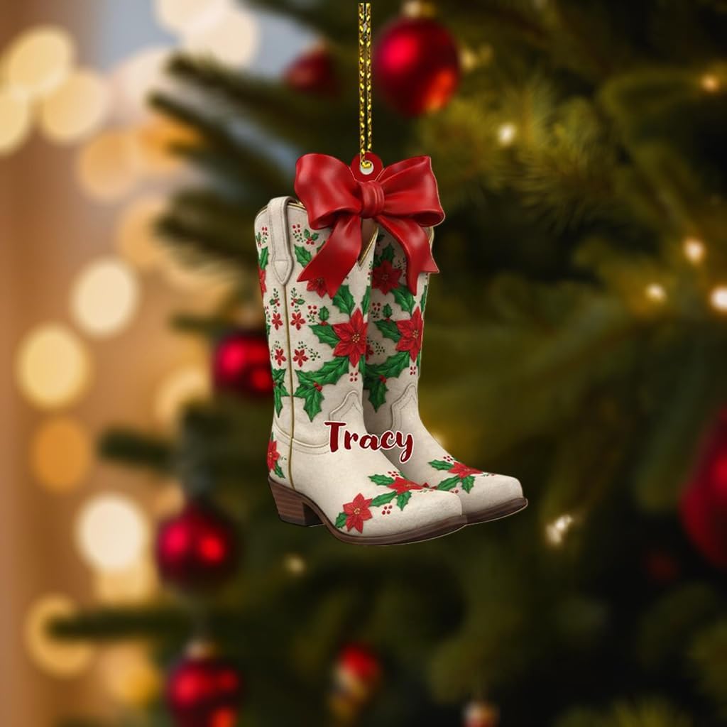 Custom Horse Riding Ornament | Personalized Equestrian Holiday Gift for Riders, Trainers & Horse Owners THH8