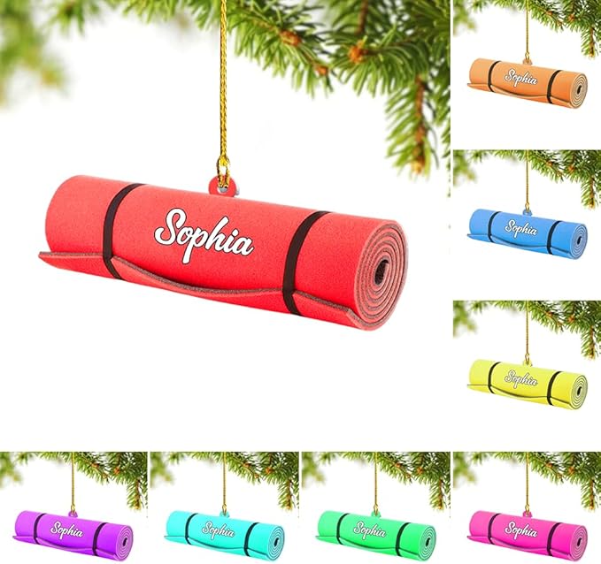 Custom Yoga Lovers Ornament - Yoga Christmas Decoration Gift LL17
