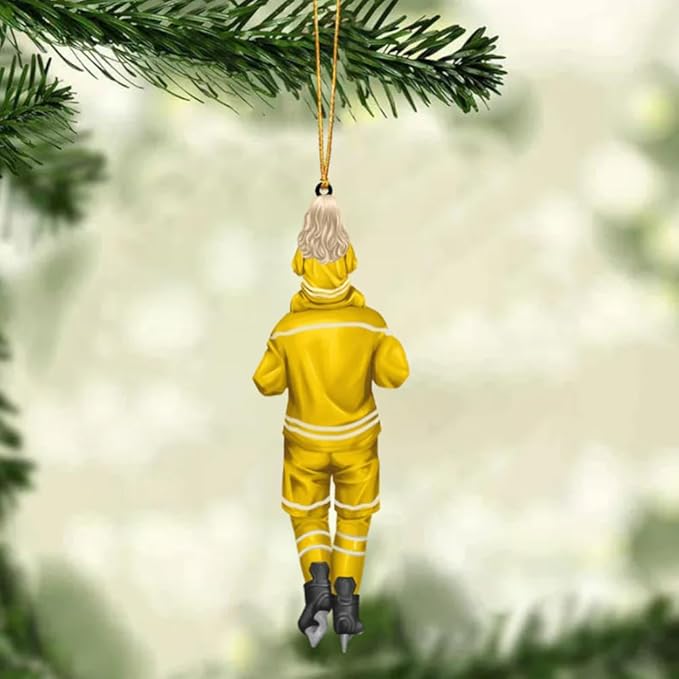 Personalized ice Hockey Ornament N15