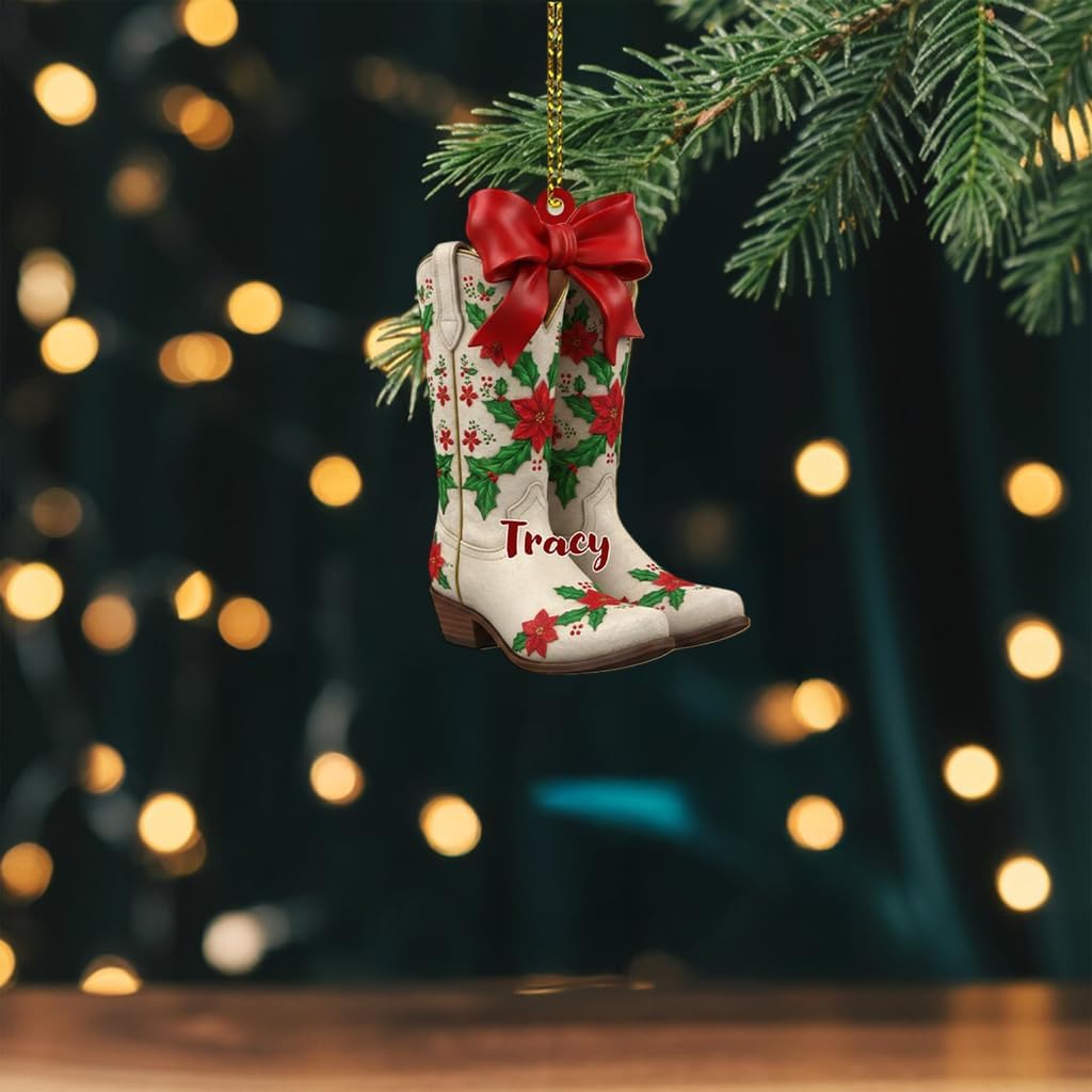 Custom Horse Riding Ornament | Personalized Equestrian Holiday Gift for Riders, Trainers & Horse Owners THH8