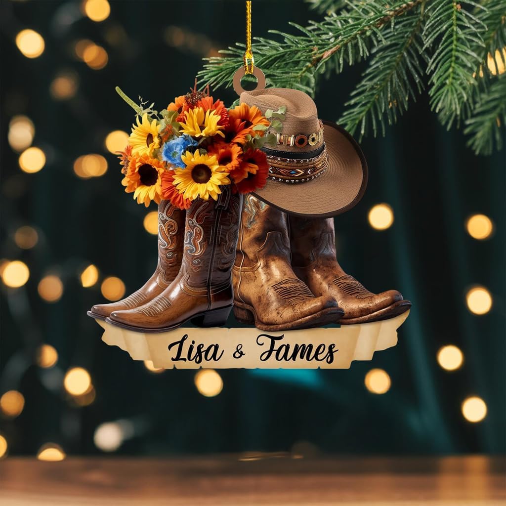 Custom Horse Riding Ornament | Personalized Equestrian Holiday Gift for Riders, Trainers & Horse Owners THH11