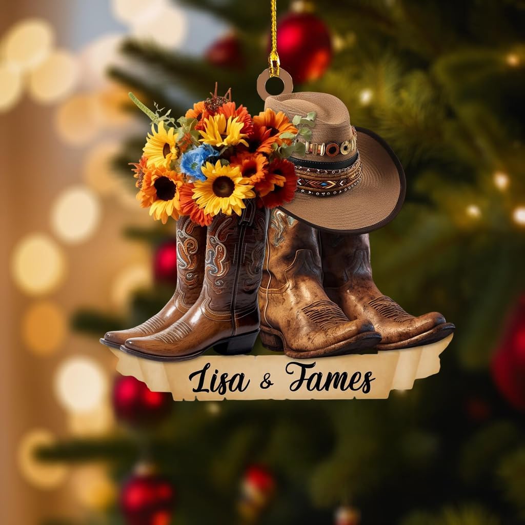 Custom Horse Riding Ornament | Personalized Equestrian Holiday Gift for Riders, Trainers & Horse Owners THH11