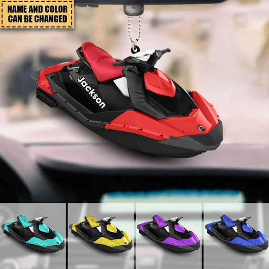 Personalized Diver Christmas Ornament – Custom Name Scuba Diving 2D Flat Acrylic Ornament, Gift for Divers and Ocean Lovers, Sport Holiday Decoration TSD3