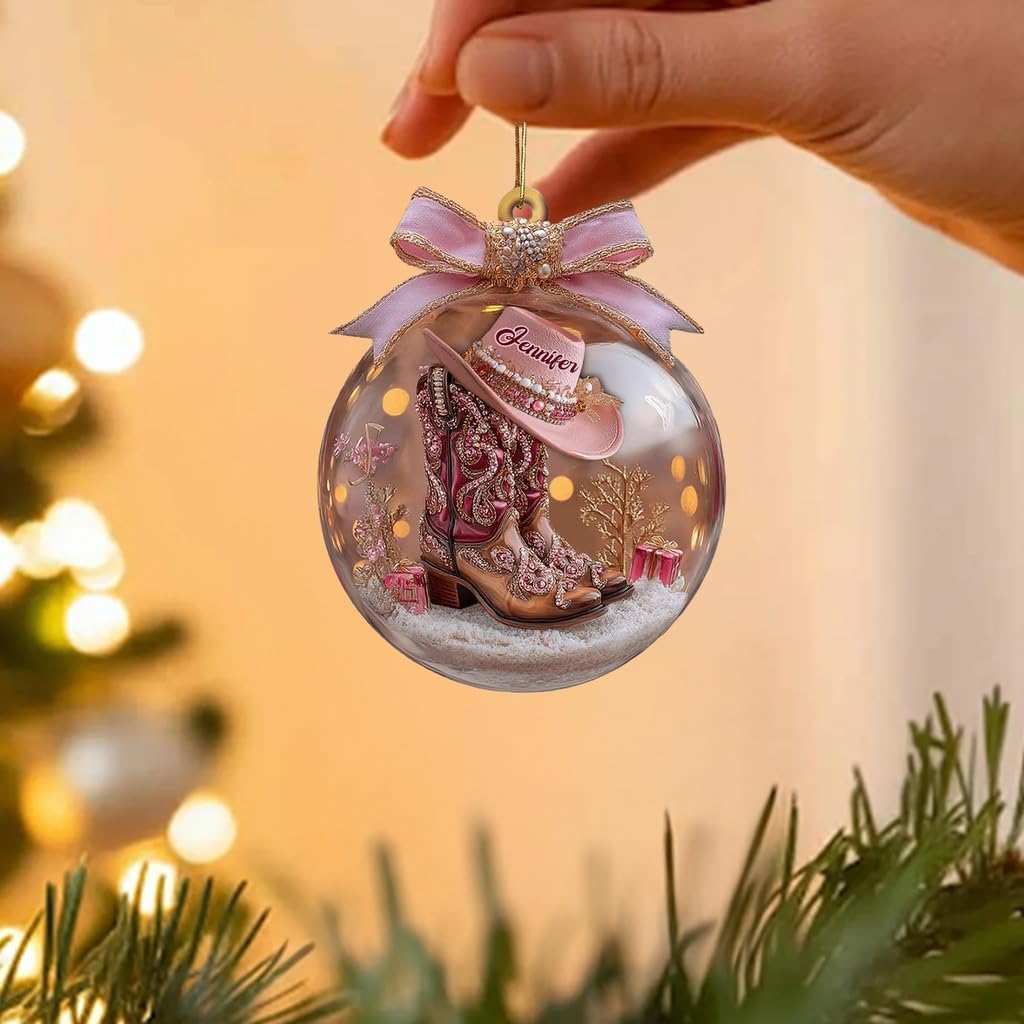 Custom Horse Riding Ornament | Personalized Equestrian Holiday Gift for Riders, Trainers & Horse Owners THH9