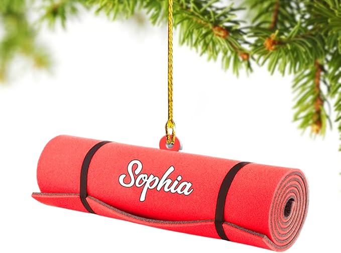 Custom Yoga Lovers Ornament - Yoga Christmas Decoration Gift LL17