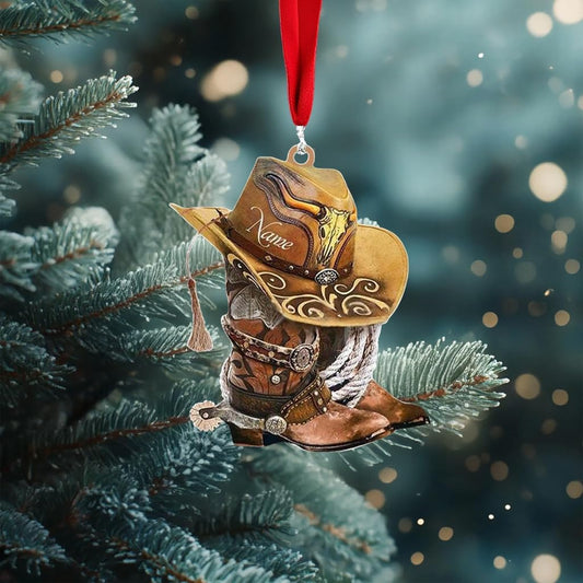 Custom Horse Riding Ornament | Personalized Equestrian Holiday Gift for Riders, Trainers & Horse Owners THH7