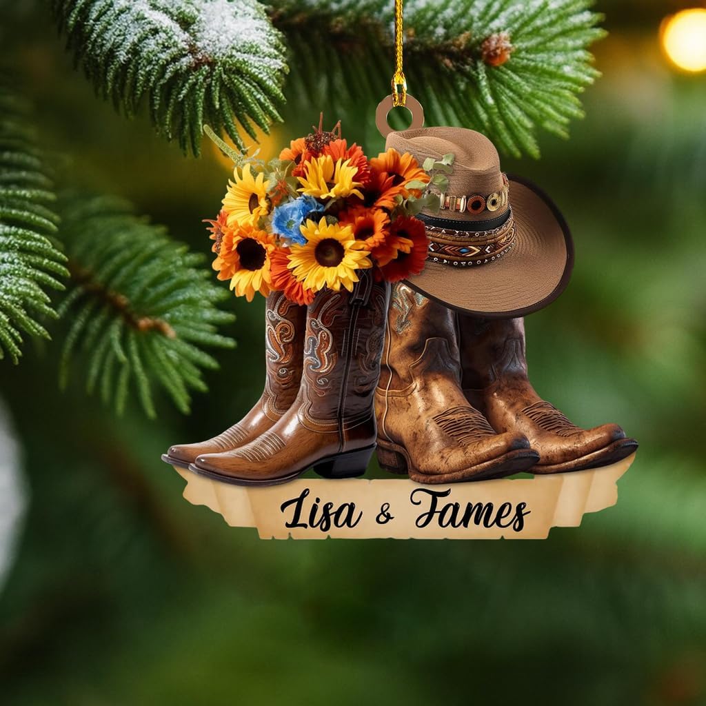 Custom Horse Riding Ornament | Personalized Equestrian Holiday Gift for Riders, Trainers & Horse Owners THH11