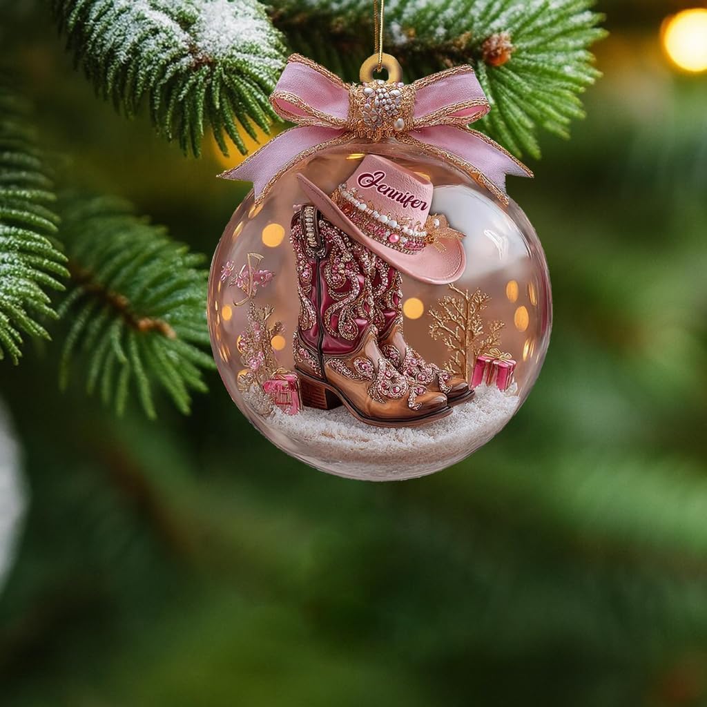 Custom Horse Riding Ornament | Personalized Equestrian Holiday Gift for Riders, Trainers & Horse Owners THH9