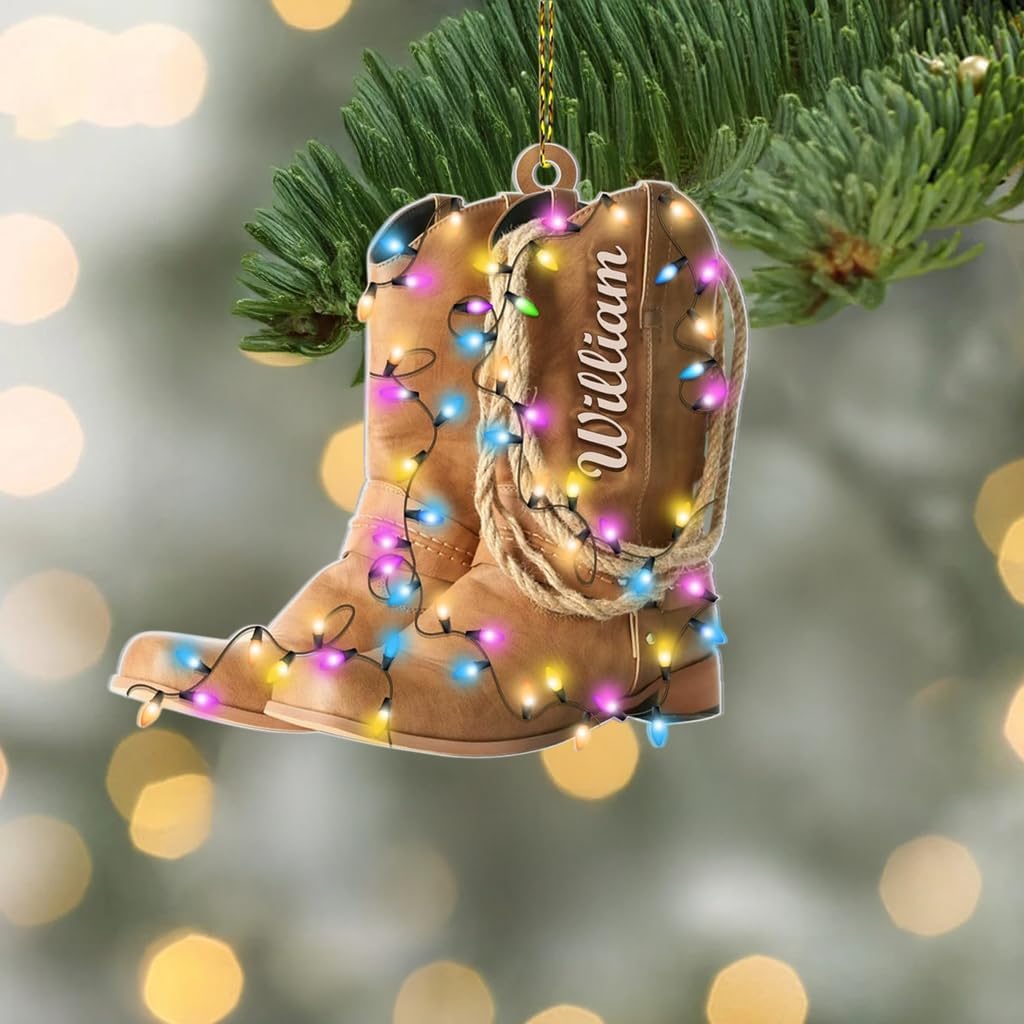 Custom Horse Riding Ornament | Personalized Equestrian Holiday Gift for Riders, Trainers & Horse Owners THH14