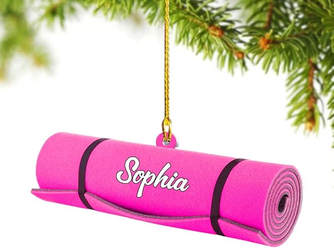Custom Yoga Lovers Ornament - Yoga Christmas Decoration Gift LL17