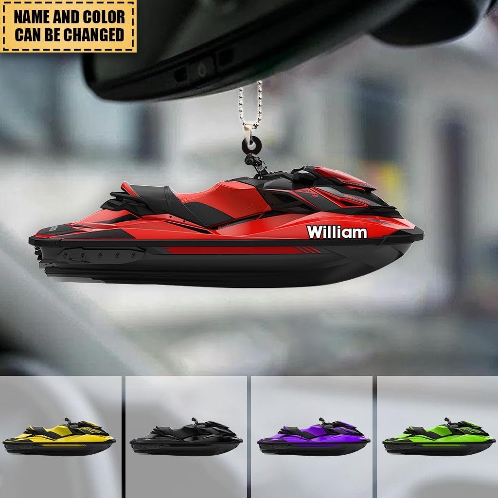 Personalized Diver Christmas Ornament – Custom Name Scuba Diving 2D Flat Acrylic Ornament, Gift for Divers and Ocean Lovers, Sport Holiday Decoration TSD4