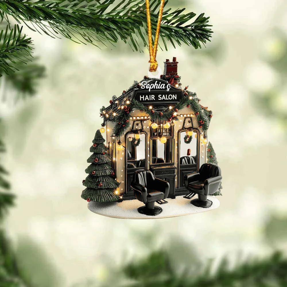 Custom Hair Stylist , Hair Salon Ornament